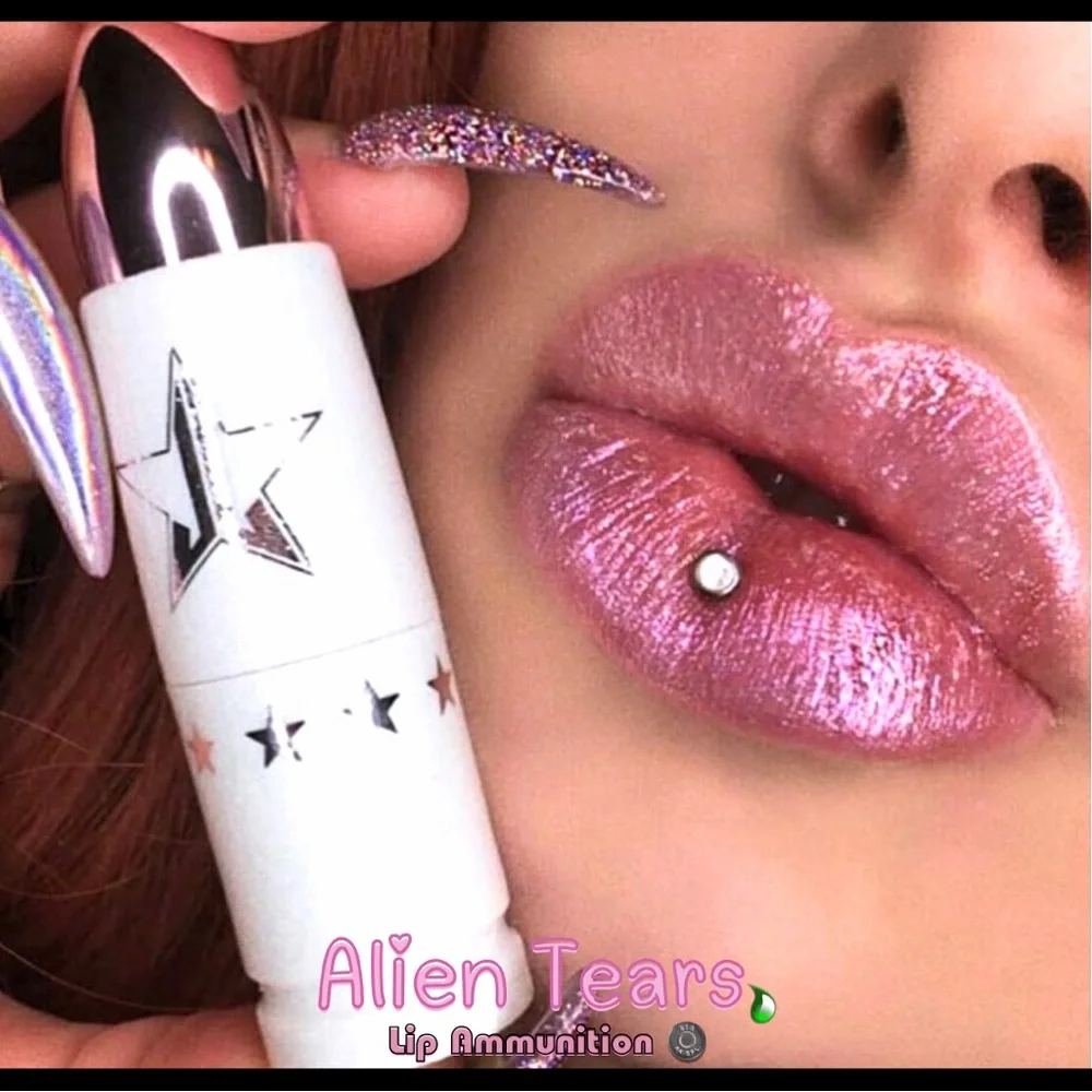 Jeffree Star | ‘Alien Tears’ & ‘Galaxy Gold’ Lip Ammunition | NiB L.E. rare